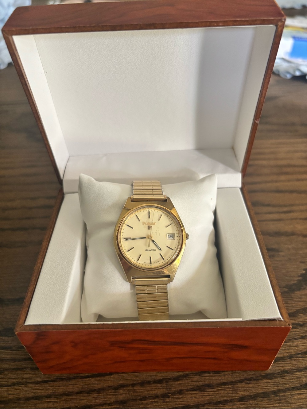 Pulsar by Seiko Y112-8059 Gold Tone Quartz Watch